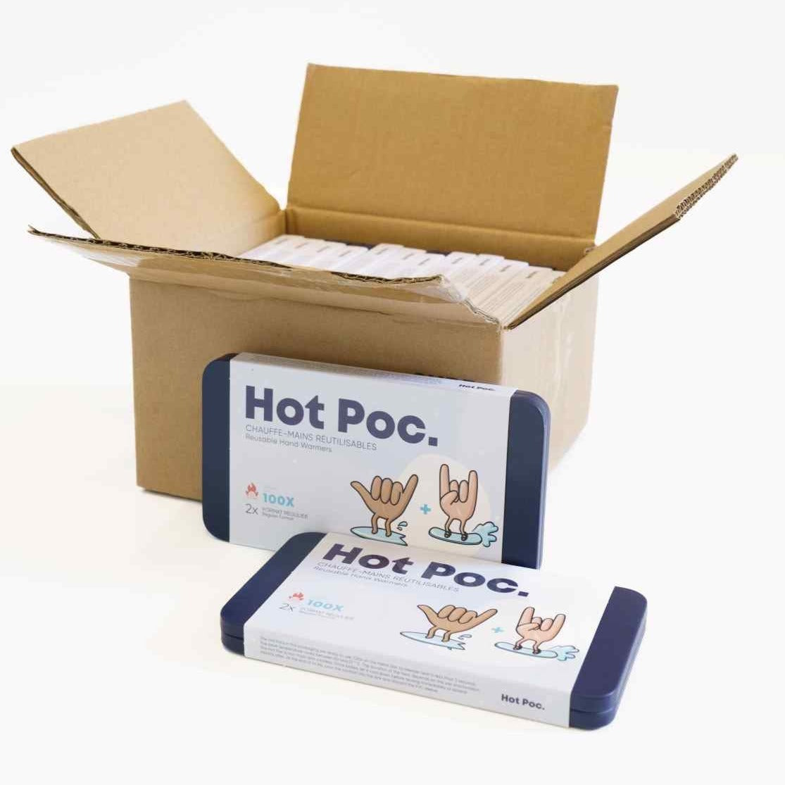 Box of 2 Hot Poc (2 regular) - Case of 12 boxes
